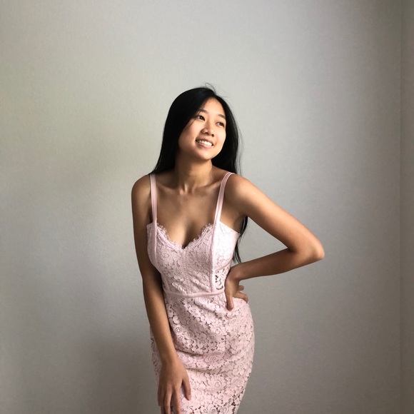 Beautiful Soft Blush Midi Dress - Picture 2 of 2